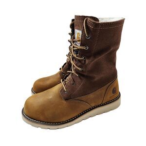 Carhartt Women’s Waterproof Fold-Down Boots – Size 9, Insulated, Style FW8079-W